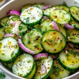 Cucumber Onion Salad